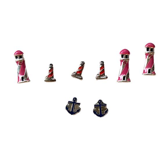 Lot 100+ Floating Locket Jewelry 7mm Charms Travel Vacation Beach Cruise USA New - Picture 11 of 12